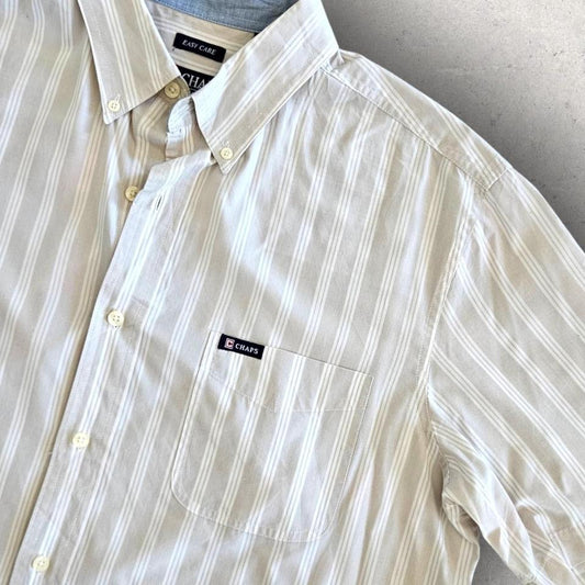 חולצת פולו קיץ קצרה של צ'פס במידה לארג' ארוך