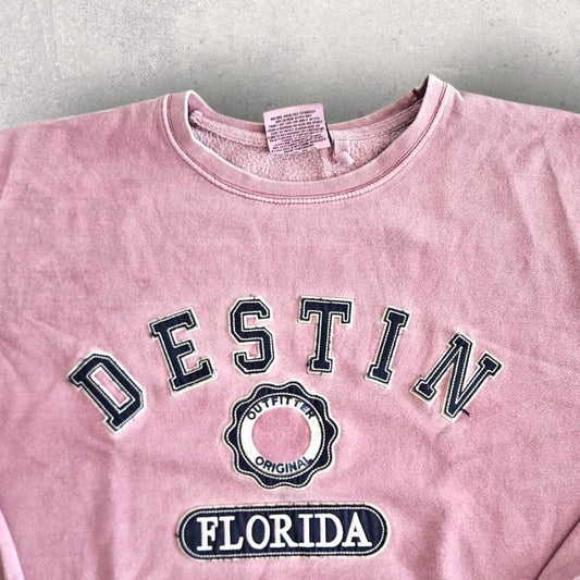 סווטשירט וינטג ורוד לגבר מידה L במצב מצוין