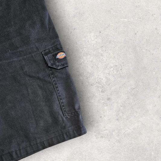 Dickies Black Workwear Cargo Shorts בצבע שחור, מידה W40