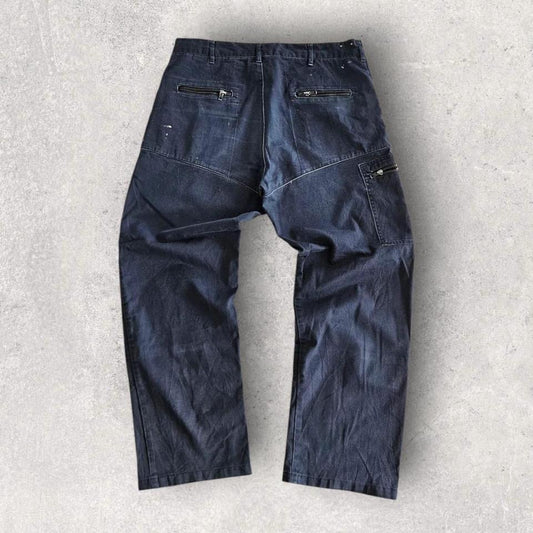 Dickies Navy Double Knee Workwear Pants בצבע כחול נייבי, מידה W34