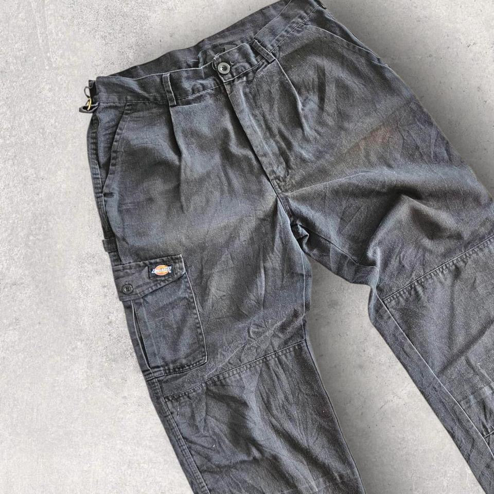 Dickies Black Double Knee Workwear Pants בצבע שחור, מידה W34