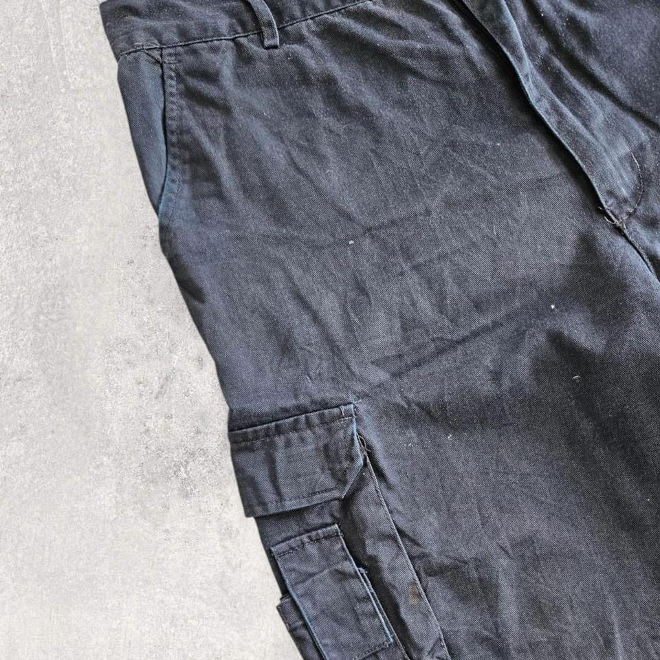 Dickies navy cargo workwear shorts W34 vintage streetwear utility