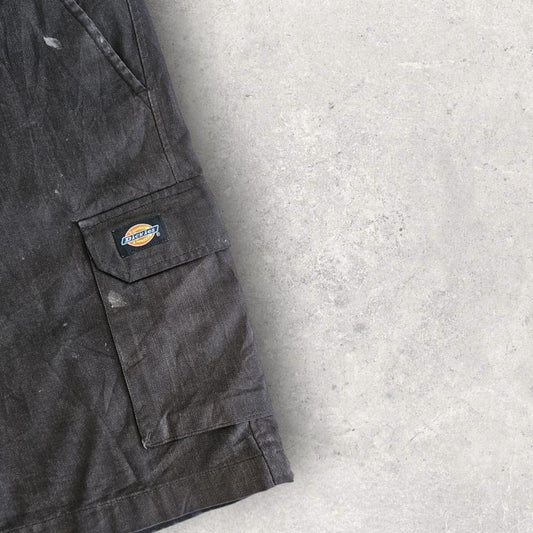 Dickies black cargo shorts vintage workwear W34 84x54