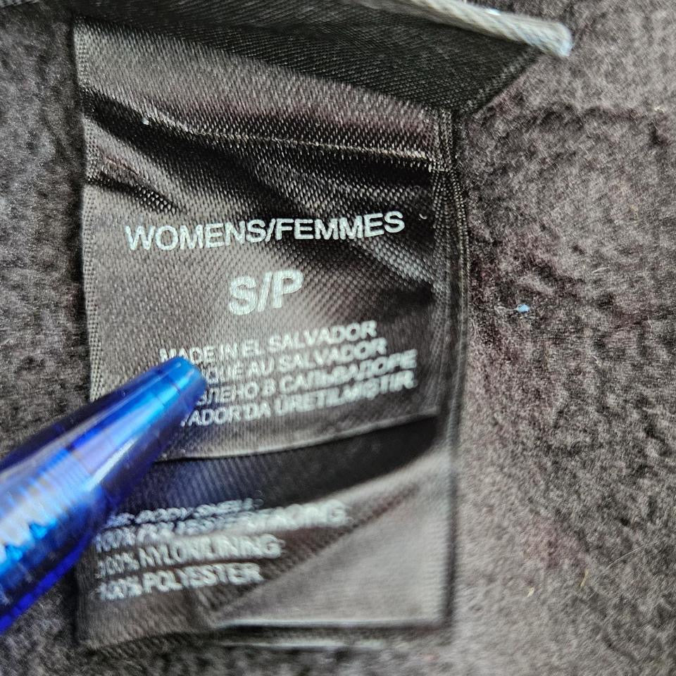 The North Face woman's fleece jacket size S black vintage outdoor wear