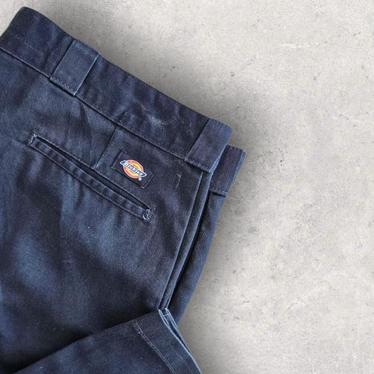 Dickies 874 Navy Pants - W42 L30 – מכנסי דיקיס כחולים קלאסיים לגברים