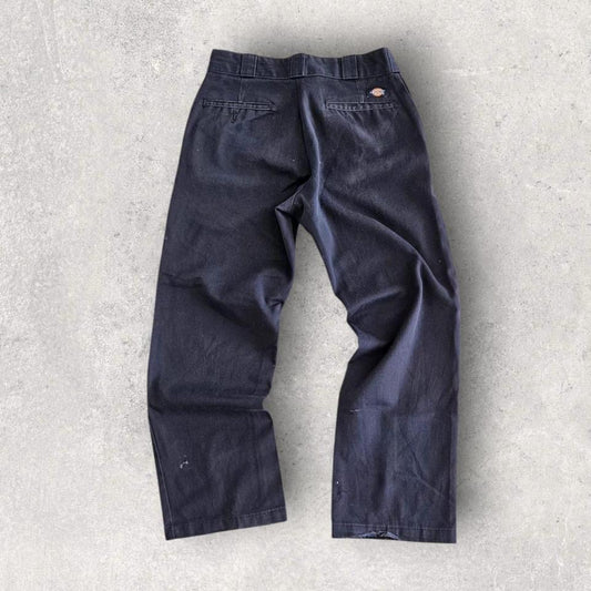 Dickies 874 Black Pants - W32 L30 – מכנסי דיקיס שחורים וינטג' לגברים