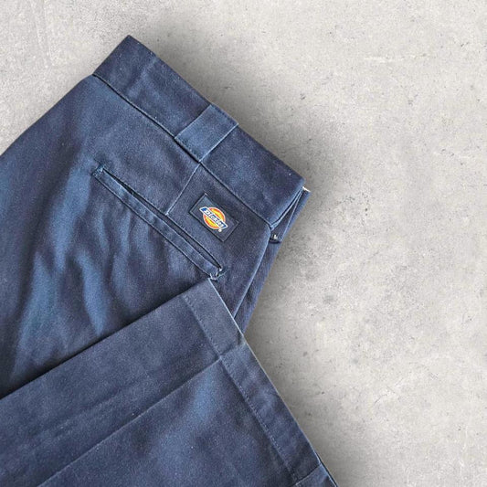 Dickies 874 Navy Pants - W34 L30 – מכנסי דיקיס כחולים וינטג' לגברים