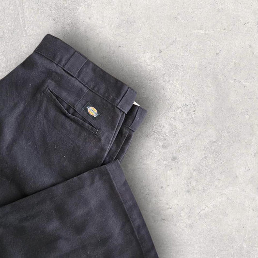 Dickies 874 Black Pants - W40 L32 – מכנסי דיקיס קלאסיים בצבע שחור וינטג'