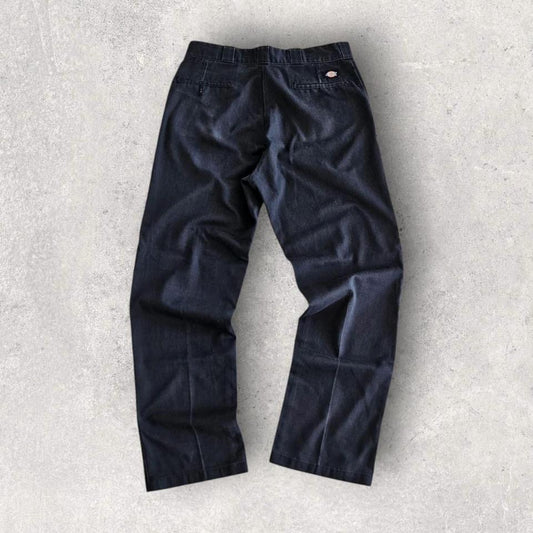 Dickies 874 black pants straight fit vintage workwear size 86x113