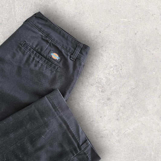 Dickies black workwear pants vintage durable streetwear size 33x41