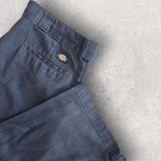 Dickies 874 Navy Flex Pants 38x32 – vintage navy work pants with light front scratches