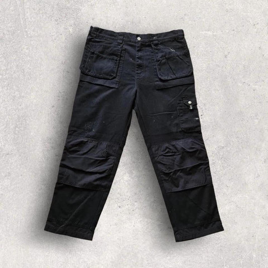 Dickies Double Knee Carpenter Pants – W38 – vintage grey carpenter pants with paint marks