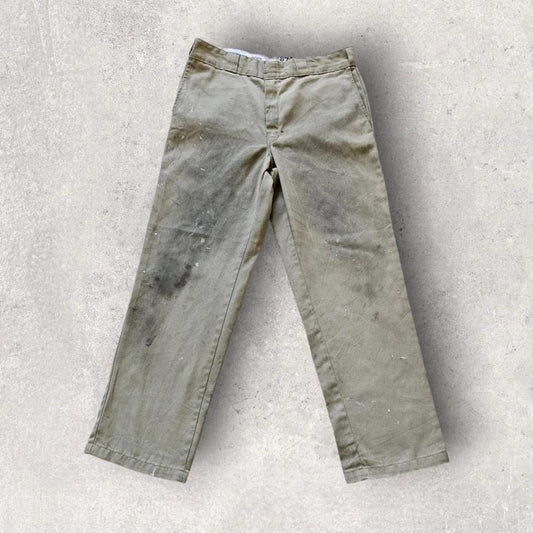 Dickies 874 Workwear Chino Pants 34x32 – used vintage paint-stained chino work pants