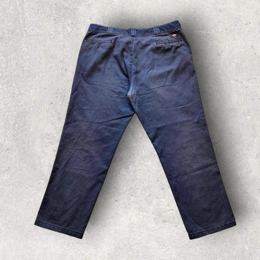 Dickies 874 navy chinos 42x32 vintage second hand