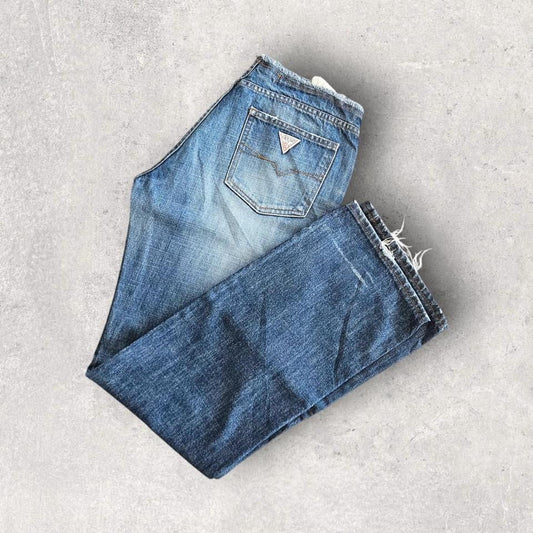 Guess Navy Jeans ג’ינס נשים וינטג’ כחול כהה W32