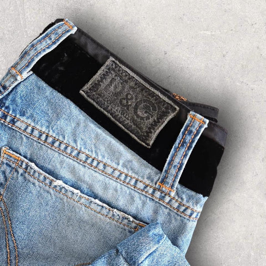 Dolce&Gabbana Ripped Jeans – W30 ג’ינס נשים שחור