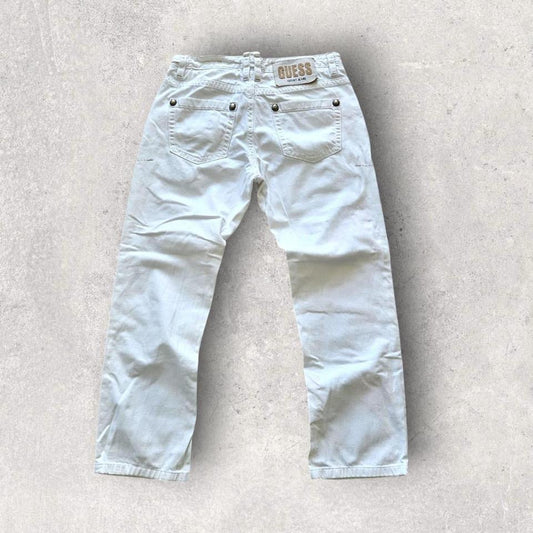 Guess White Jeans – W32 ג’ינס לבן לגברים