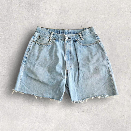 Levi's 550 Short Baggy Jeans – Vintage Distressed Denim Shorts