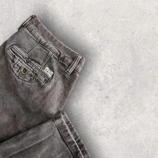 Chino Faded Black Grey Jeans – W32 – Vintage Chino Pants
