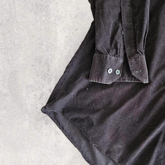 Black Corduroy Polo Shirt XL – Vintage Baggy Fit