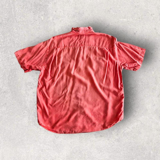 Trussardi Salmon Pink Polo Shirt L – Luxury Summer Polo