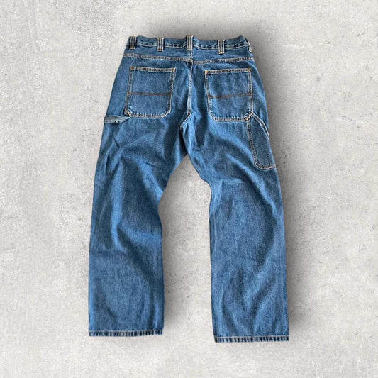 Blue Mountain Carpenter Jeans 38x32 – Distressed Vintage Workwear