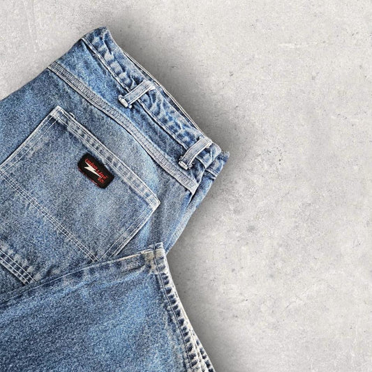 Union Line Carpenter Blue Jeans 36x32 – Vintage Workwear Fit