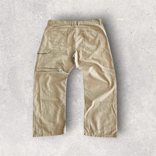 Blue Mountain Carpenter Brown Pants 38x30 – Vintage Workwear Style