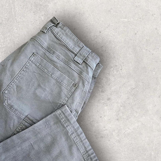 Flex Fire Hose Grey Carpenter Pants - 32x32 Flex Fire Hose Grey Carpenter Pants - 32x32 | בגדי וינטג' Lizard Vintage Clothes Jeans
