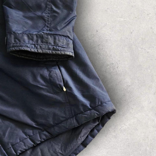 מעיל פuffer נייבי Y2K של Nike במידה XL ארוך