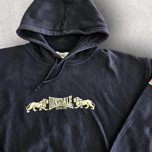 הודי Lonsdale כחול כהה מידה M