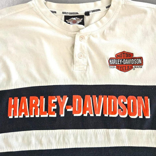 Vintage Harley Davidson Long Sleeve Tee - L Lizard Vintage Clothes 200.00 NIS Vintage Harley Davidson Long Sleeve Tee - L T-Shirts
