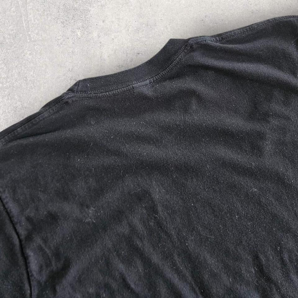 Vintage Adidas Black Logo T-shirt - M Lizard Vintage Clothes 85.00 NIS Vintage Adidas Black Logo T-shirt - M T-Shirts