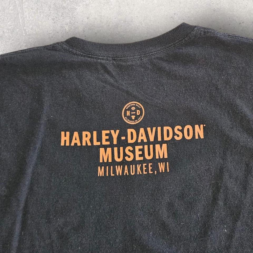 Harley Davidson Black Graphic T-shirt - M Lizard Vintage Clothes Harley Davidson Black Graphic T-shirt - M 120.00 NIS