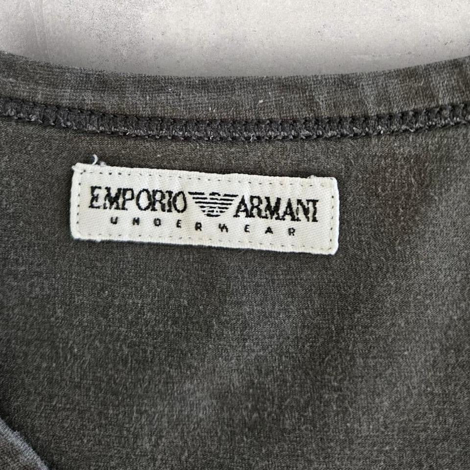 Armani agree Long Sleeve Tee Fits - S Armani agree Long Sleeve Tee Fits - S Lizard Vintage Clothes 75.00 NIS T-Shirts