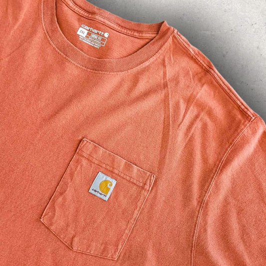 Carhartt Orange Pocket Tee - 3XL Carhartt Orange Pocket Tee - 3XL 85.00 NIS Lizard Vintage Clothes T-Shirts