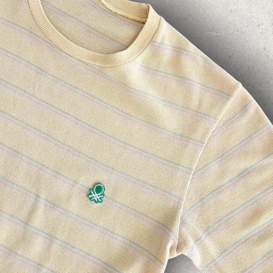 Yellow Striped T-shirt - S Yellow Striped T-shirt - S T-Shirts 45.00 NIS Lizard Vintage Clothes