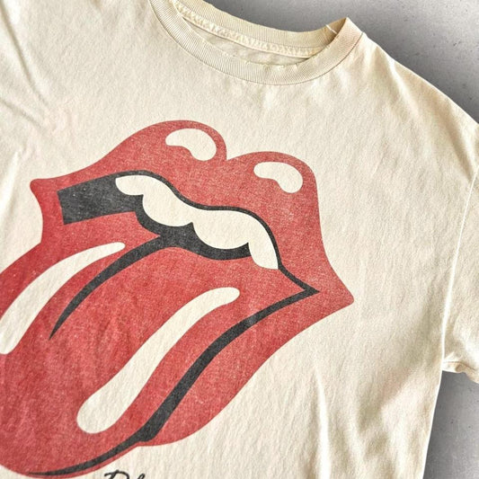 The rolling Stones Cream T-shirt - M T-Shirts Lizard Vintage Clothes 65.00 NIS The rolling Stones Cream T-shirt - M
