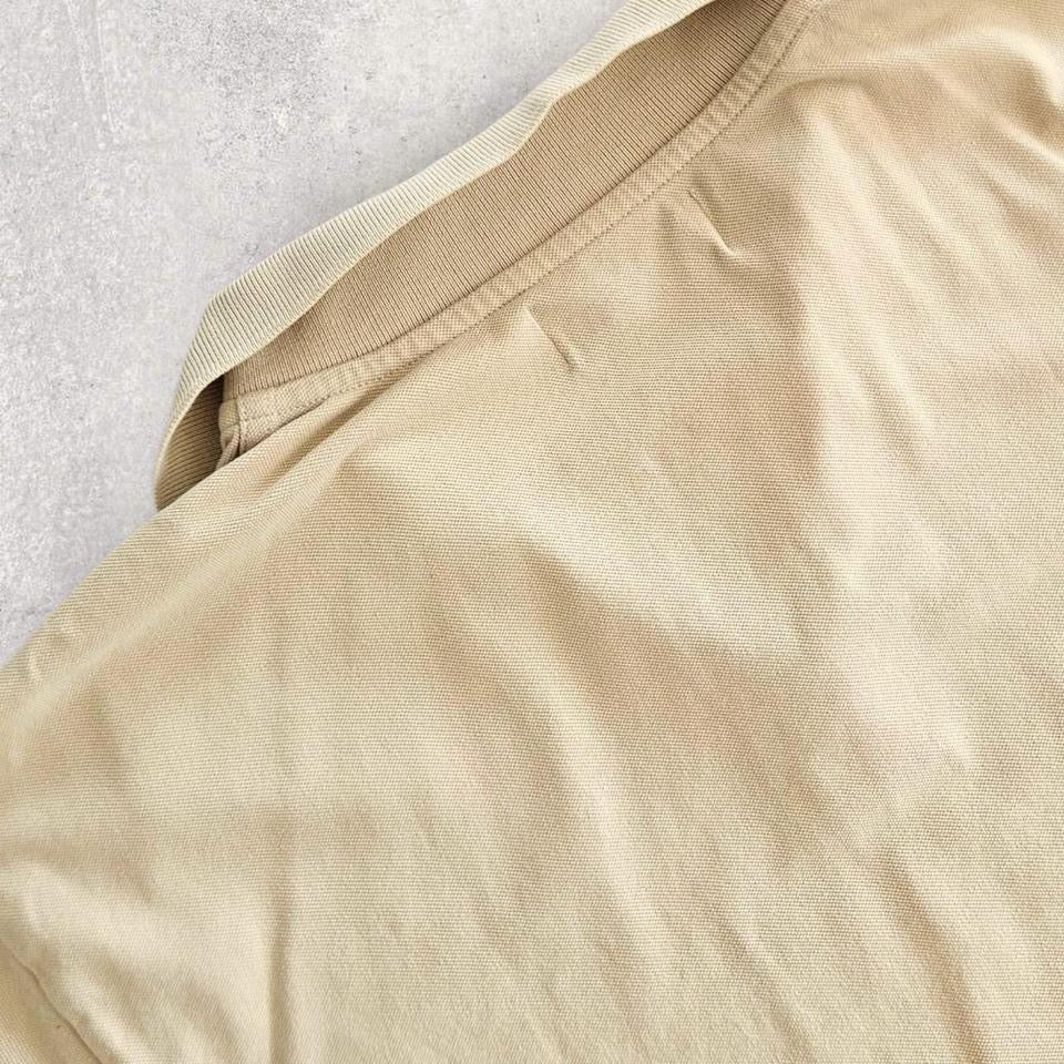 Vintage Kappa Cream Polo Tee - L Vintage Kappa Cream Polo Tee - L Polos Lizard Vintage Clothes