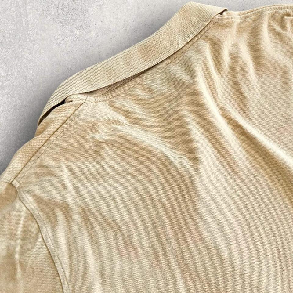 Vintage Trussardi Cream Polo Long Sleeve - L Vintage Trussardi Cream Polo Long Sleeve - L Polos Lizard Vintage Clothes