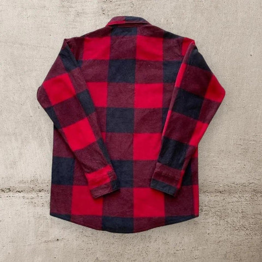 Wrangler thick flannel - M חולצת פלאנל עבה רנגלר מידה M