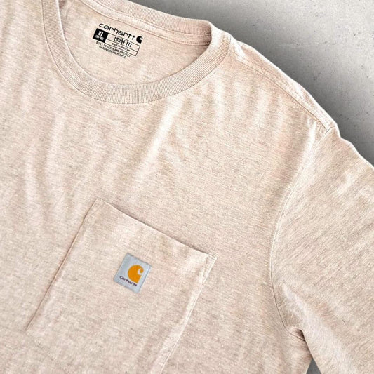 Carhartt Light Pink Pocket Tee - L Carhartt Light Pink Pocket Tee - L Lizard Vintage Clothes