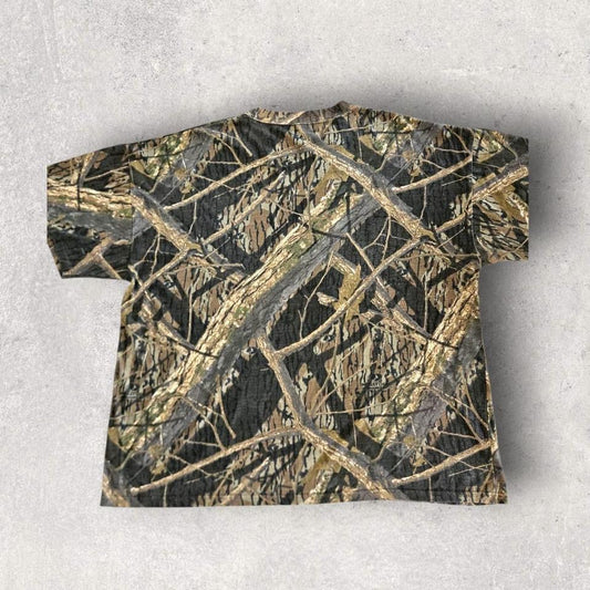 Vintage Mossy Oak Real Tree Camo Tee - XXL Vintage Mossy Oak Real Tree Camo Tee - XXL Lizard Vintage Clothes