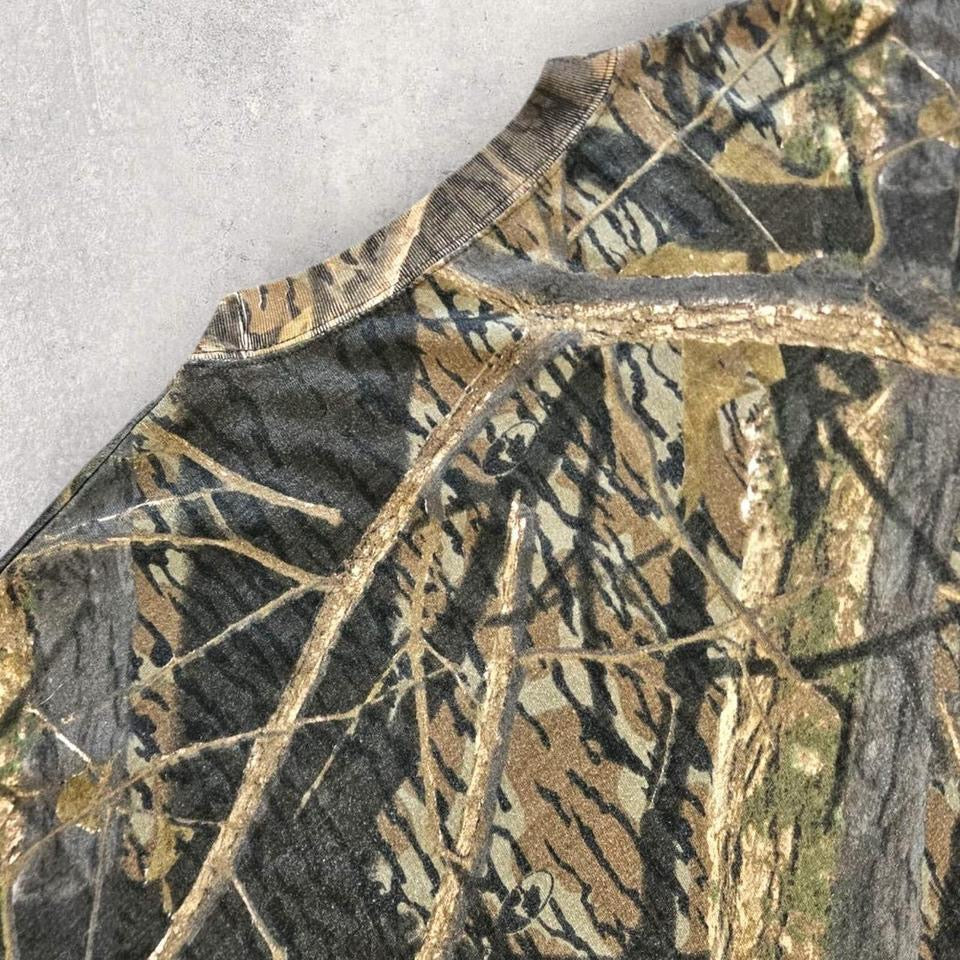 Vintage Mossy Oak Real Tree Camo Tee - XXL Vintage Mossy Oak Real Tree Camo Tee - XXL Lizard Vintage Clothes