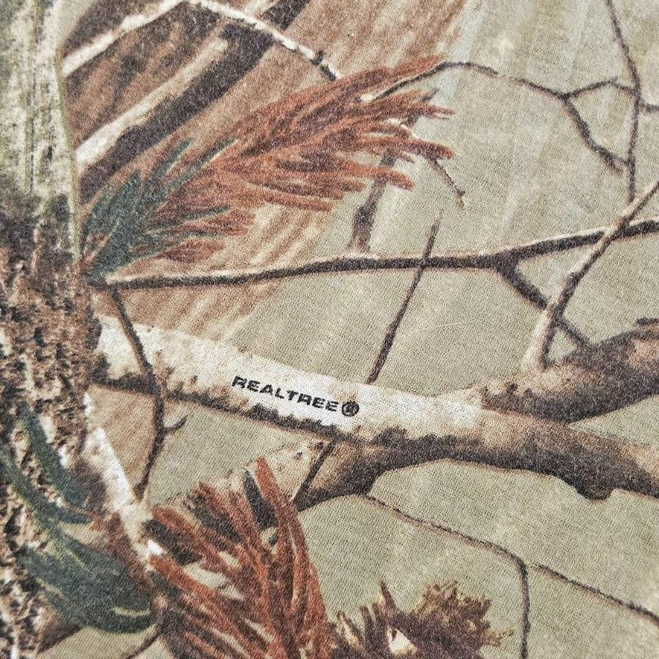 Real Tree Camo T-shirt - XXL Lizard Vintage Clothes T-Shirts