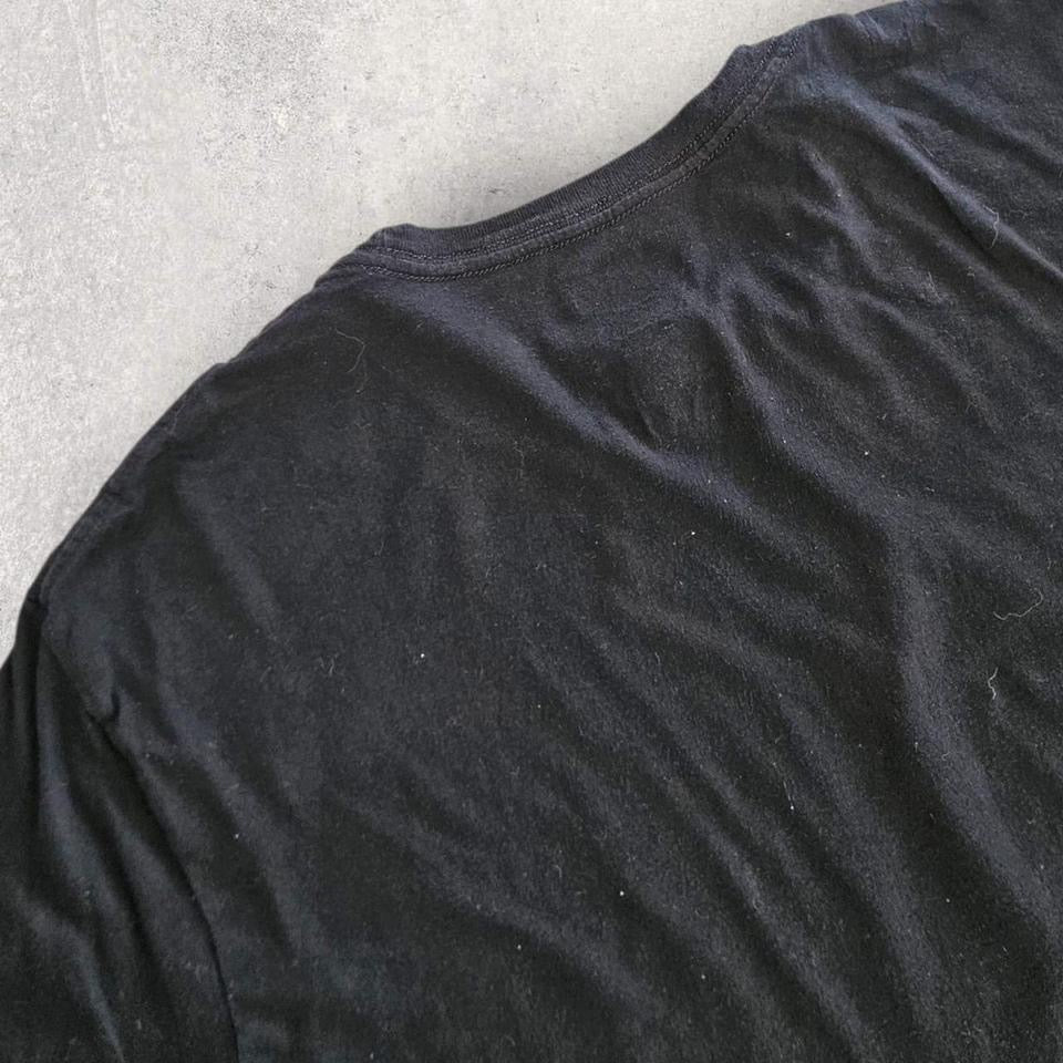 Polo Ralp Lauren Black Polo Tee - XL Lizard Vintage Clothes Polos