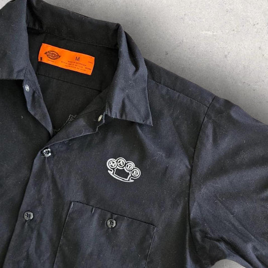 Dickies Made Black Polo Shirt - MLizard Vintage ClothesShirts