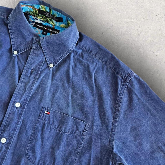 Tommy Hilfiger Navy Polo Shirt - XLLizard Vintage ClothesPolos