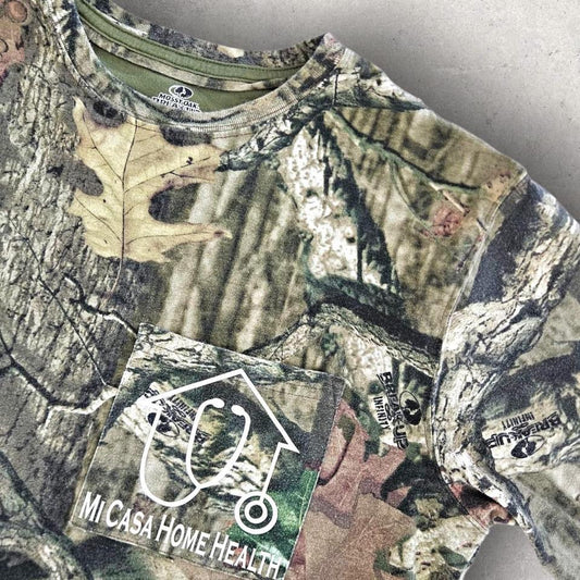 Mossy Oak Pocket T-shirt - ST-ShirtsLizard Vintage Clothes