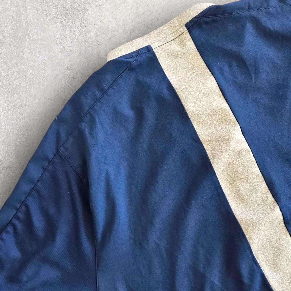 Navy Adidas Baseball 1/4 Zip - XLJacketsLizard Vintage Clothes